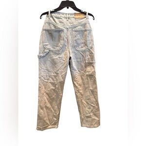 Cotton on light green carpenter jeans size 4